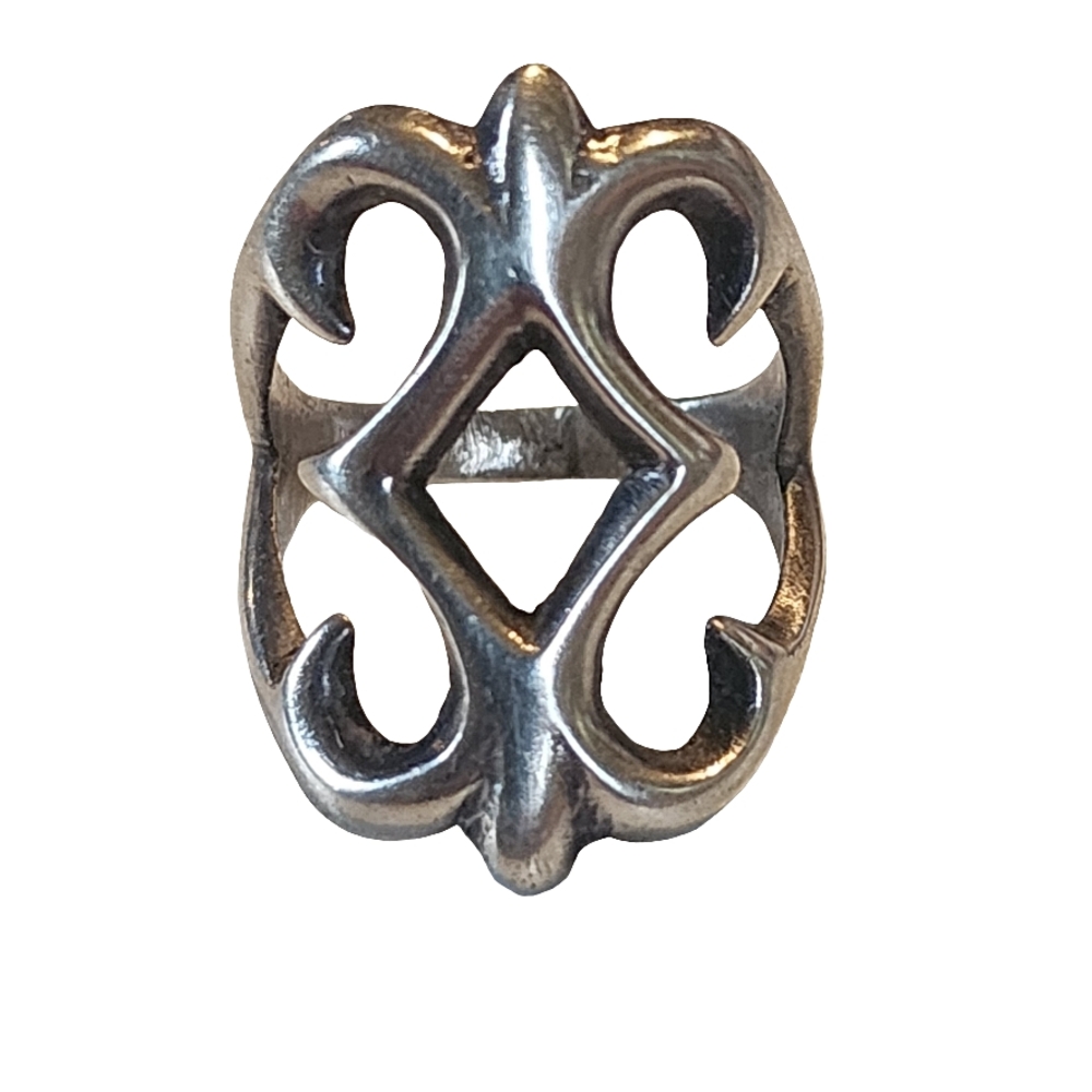 Sterling Silver Native American Statement Ring Size 7 Fine Jewelry Vintage
